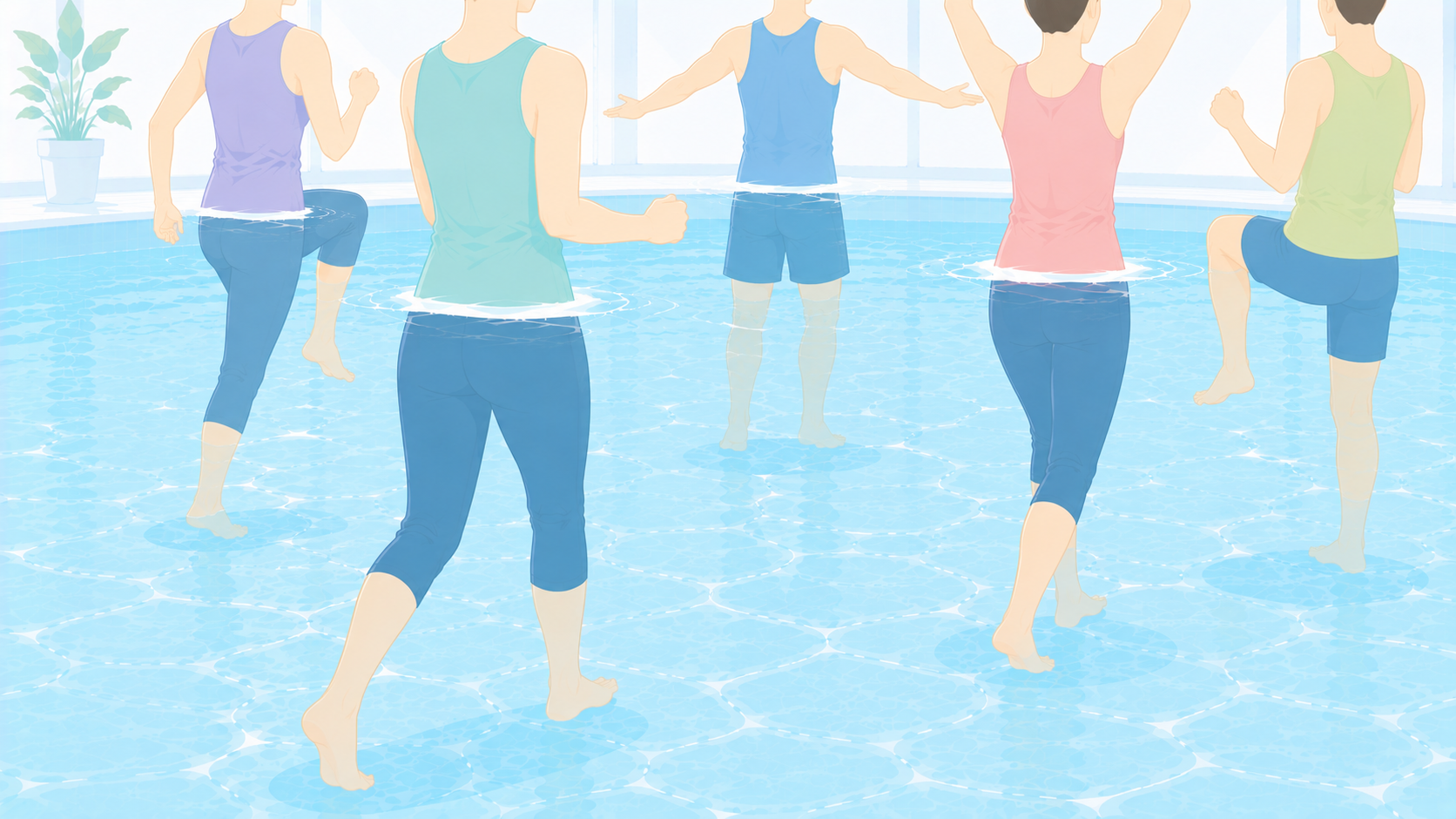 はじめての水中ウォーキング教室、どんな雰囲気?｜「ついていける?」の不安に正直に答えます｜現役インストラクター解説