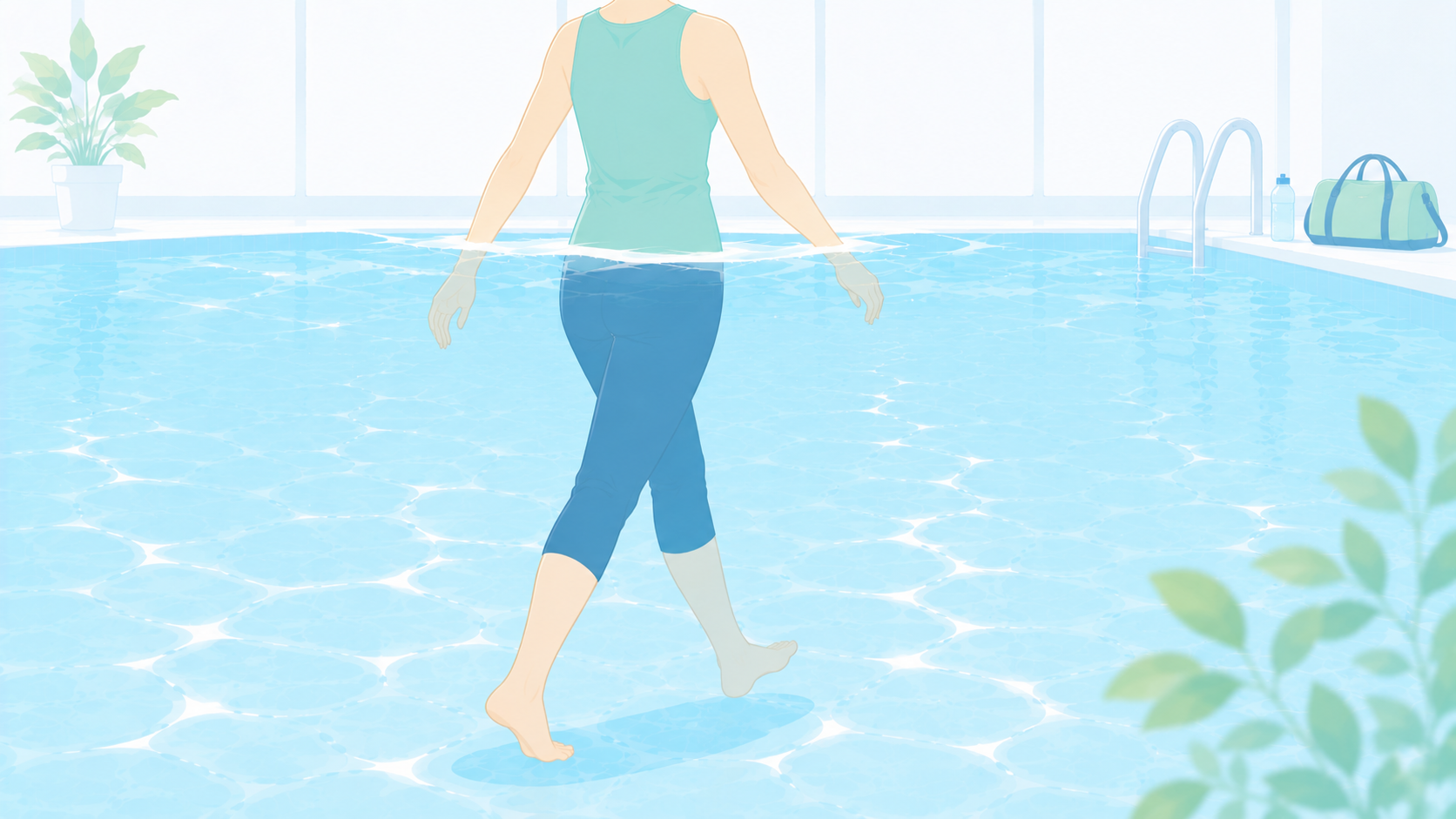 水中ウォーキングは毎日やってもいい?｜正直な答えは「人による」、でも理由があります｜現役インストラクター解説