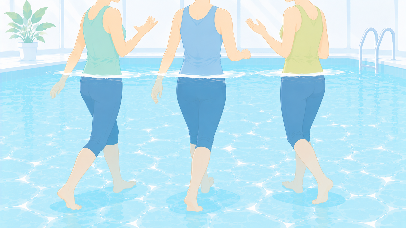 運動が続かないのは意志が弱いからじゃない｜水中ウォーキングが続く人の「本当の理由」｜現役インストラクター解説